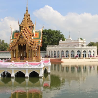 Direction Ayutthaya et croisière à bord d'une barge de riz