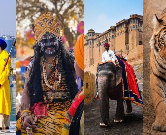 Le Temple d'Or, le Gange Saint, le Tigre, l'Inde coloniale et le Taj Mahal