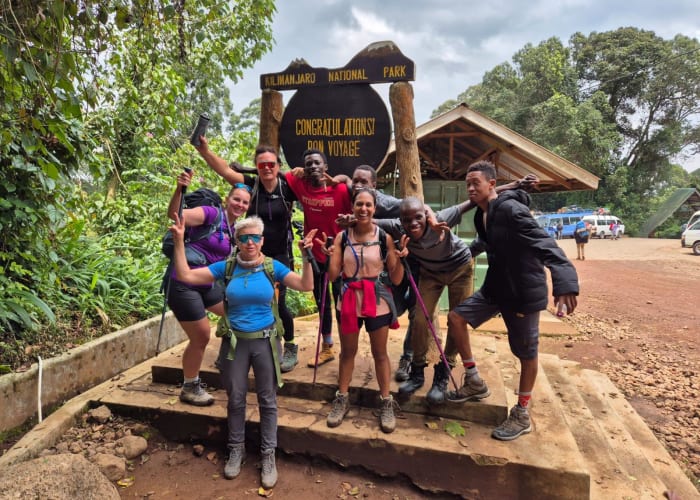 Mweka Camp to Mweka Gate