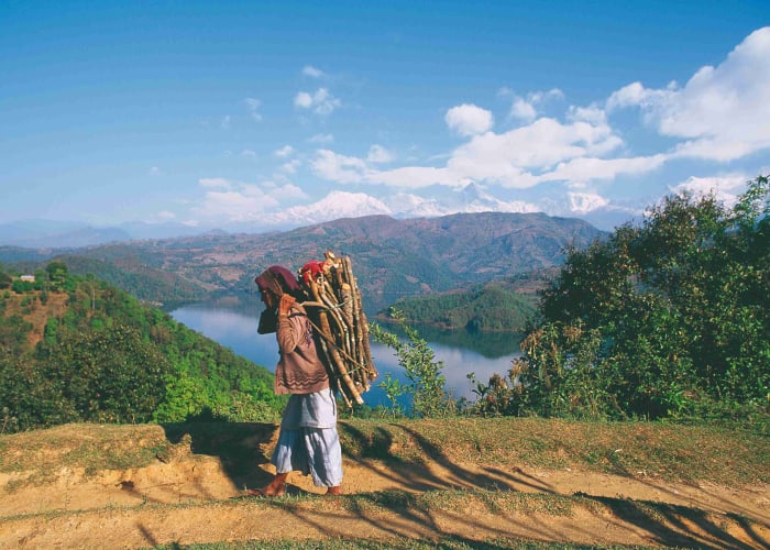Pokhara (8 20 m) - Katmandou (1 300 m)