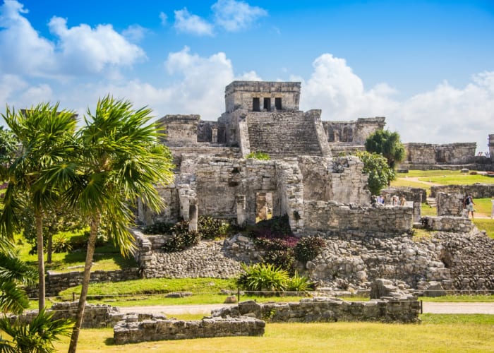 Visite du site archéologique de Tulum a vélo, plage et snorkel Puerto Morelos