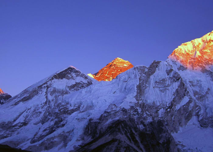 Gorek Shep à Kala Patthar (5545 m) à Pheriche (4280 m)