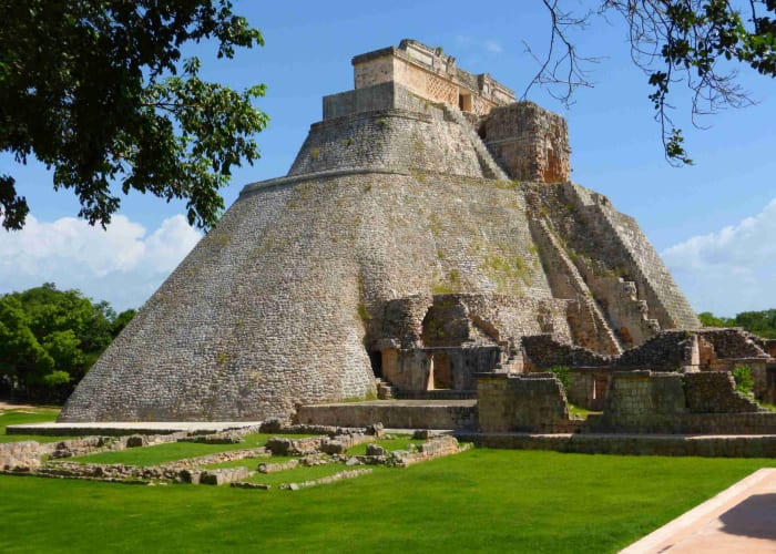 Site archéologique d'Uxmal, village de Muna et découverte d'une Hacienda