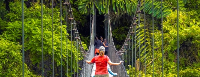 Balade sur les ponts suspendus d'Arenal