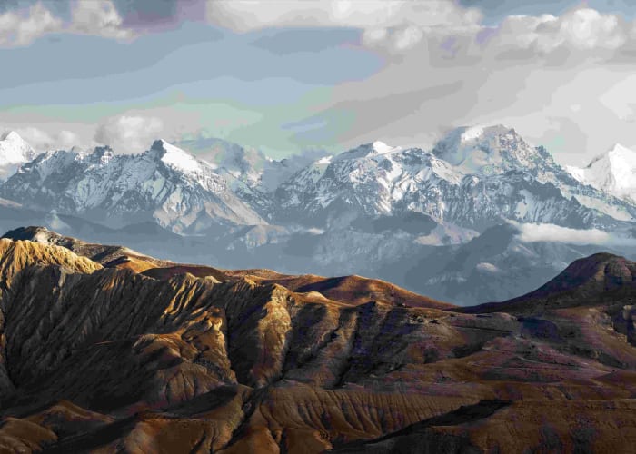 Khoriya (2 350 m) - Chulemu (2 200 m)