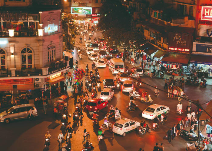 Arrivée à Hanoi