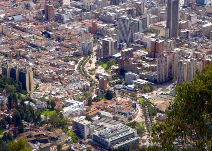 Arrivée à Bogota