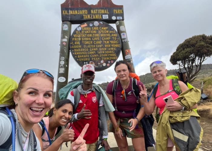 Shira 2 Camp to Lava Tower to Barranco Camp
