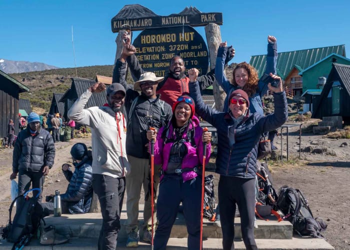 De Horombo Hut à Kibo Hut
