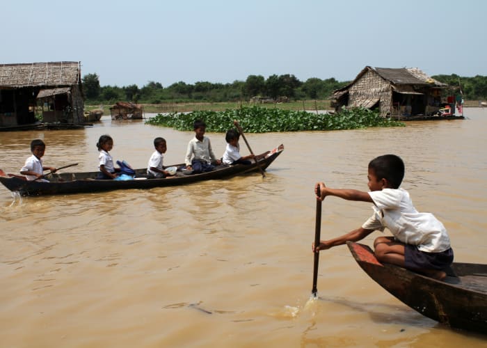 Croisière fluviale sur le Tonlé Sap