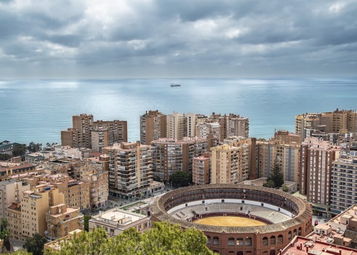 Arrivée à Malaga
