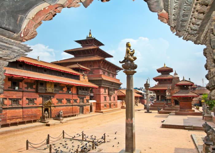 Visite de Dakshinkali, Kirtipur et Chobar et retour à Katmandou