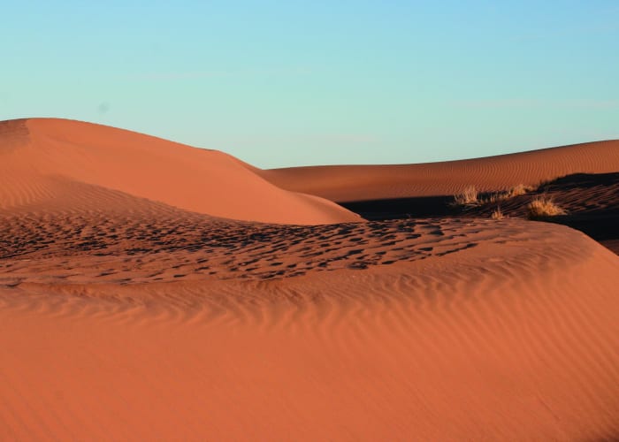 Bivouac sauvage dans les dunes de l'erg du Diable