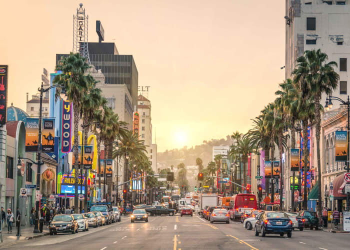 Arrivée à Los Angeles