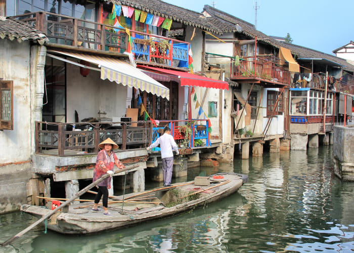Shanghai - village d'eau Zhujiajiao - Shanghai (1h de route)