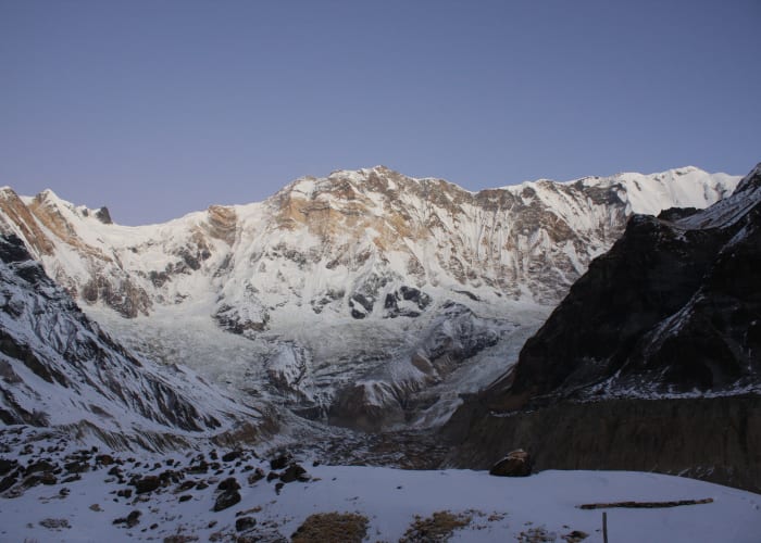 Trek vers Chomrong (2100 m) (environ 5 heures de marche)