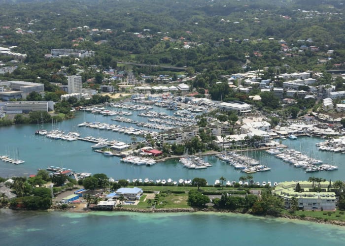 Arrivée en Guadeloupe (Le Gosier)