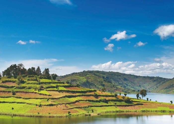 Transfert à Lake Bunyonyi