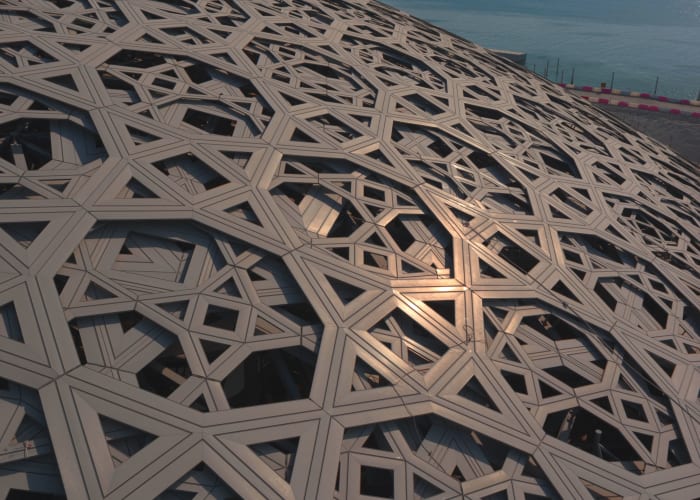Visite de la ville d'Abu Dhabi avec le musée du Louvre