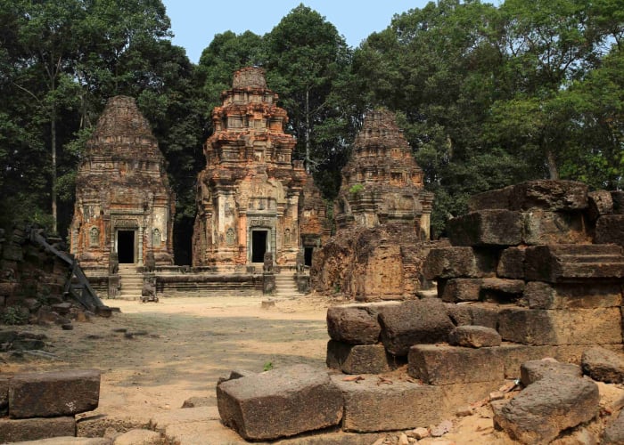 Temples et campagne à VTT