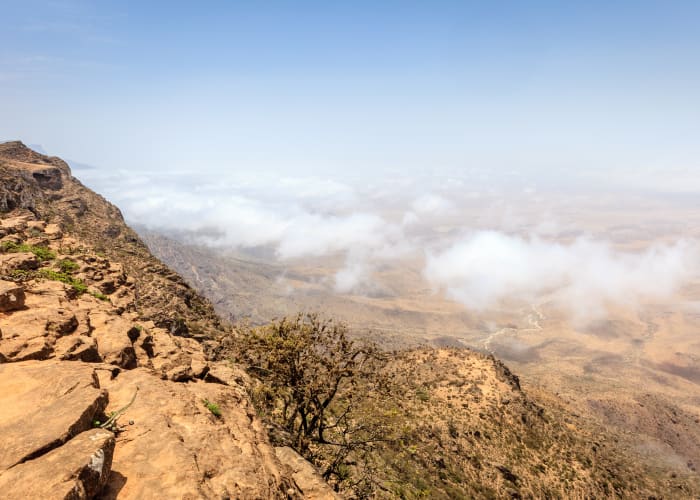 Birkat Al Mouz les montagnes de Jabal Akhdar.