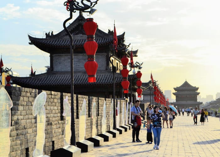 Journée libre à Xi'an  (Les remparts)