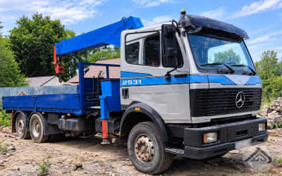 Mercedes-Benz, манипулятор 15 т