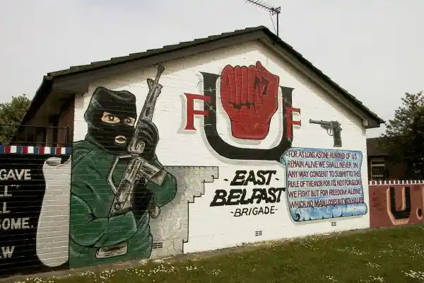 Mural in Loyalist Area Northern Ireland NI Tours Belfast Troubles 10