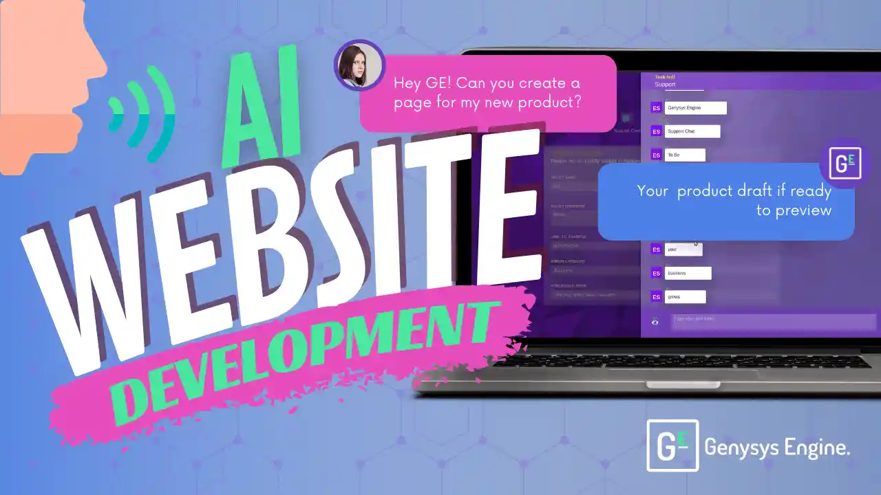 ai website development - Genysys Engine