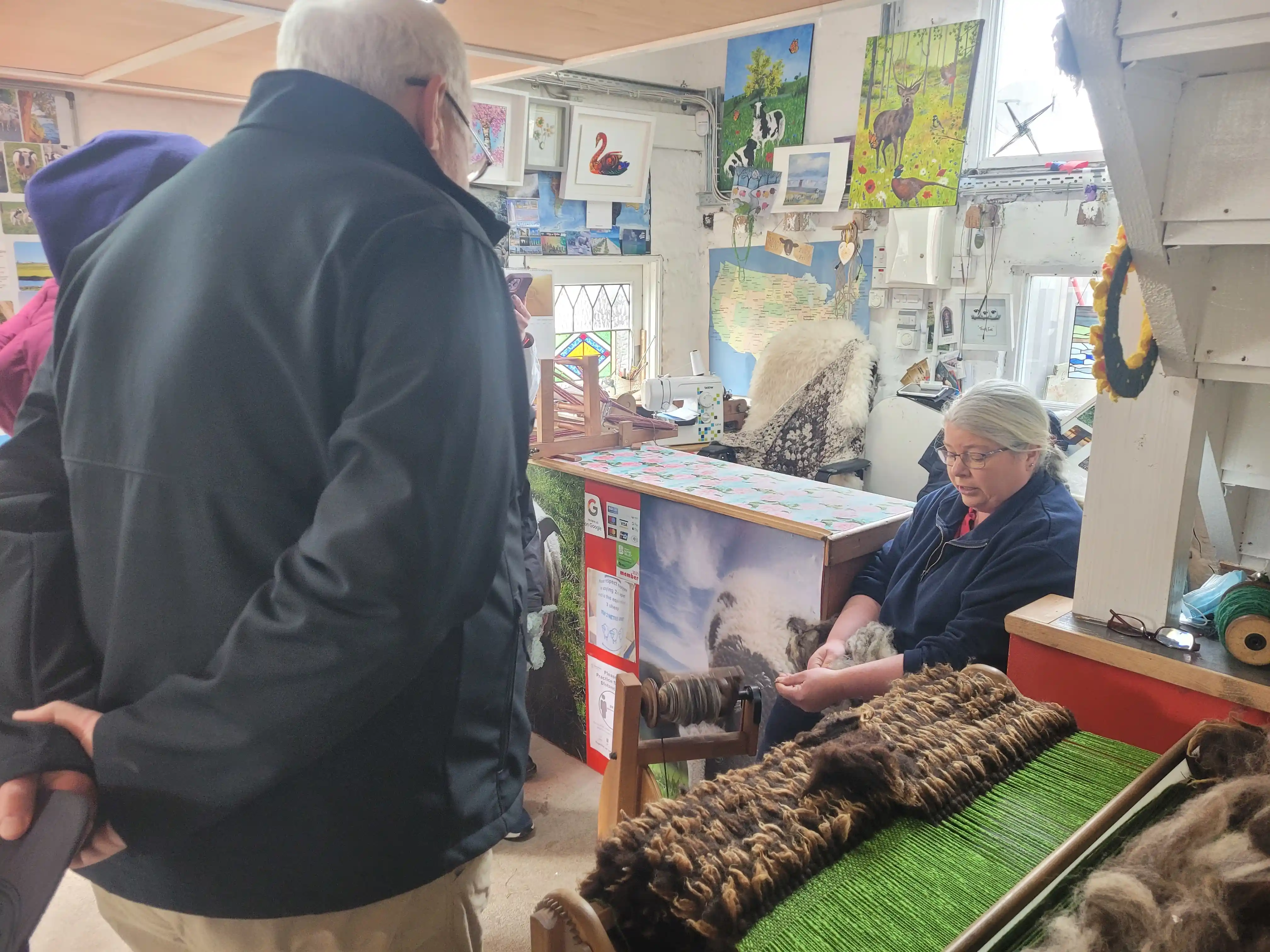 Wool spinning ireland tour