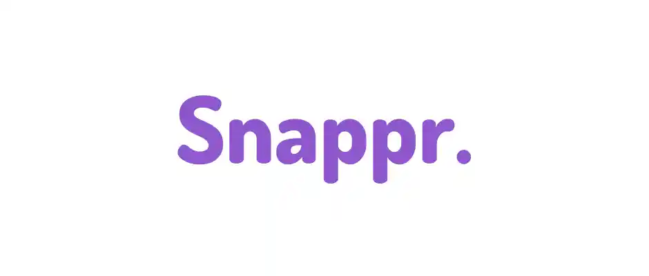 snappr in purple on white background