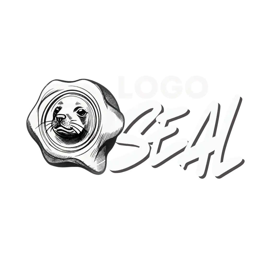 a seals face in a seal with the words logo seal