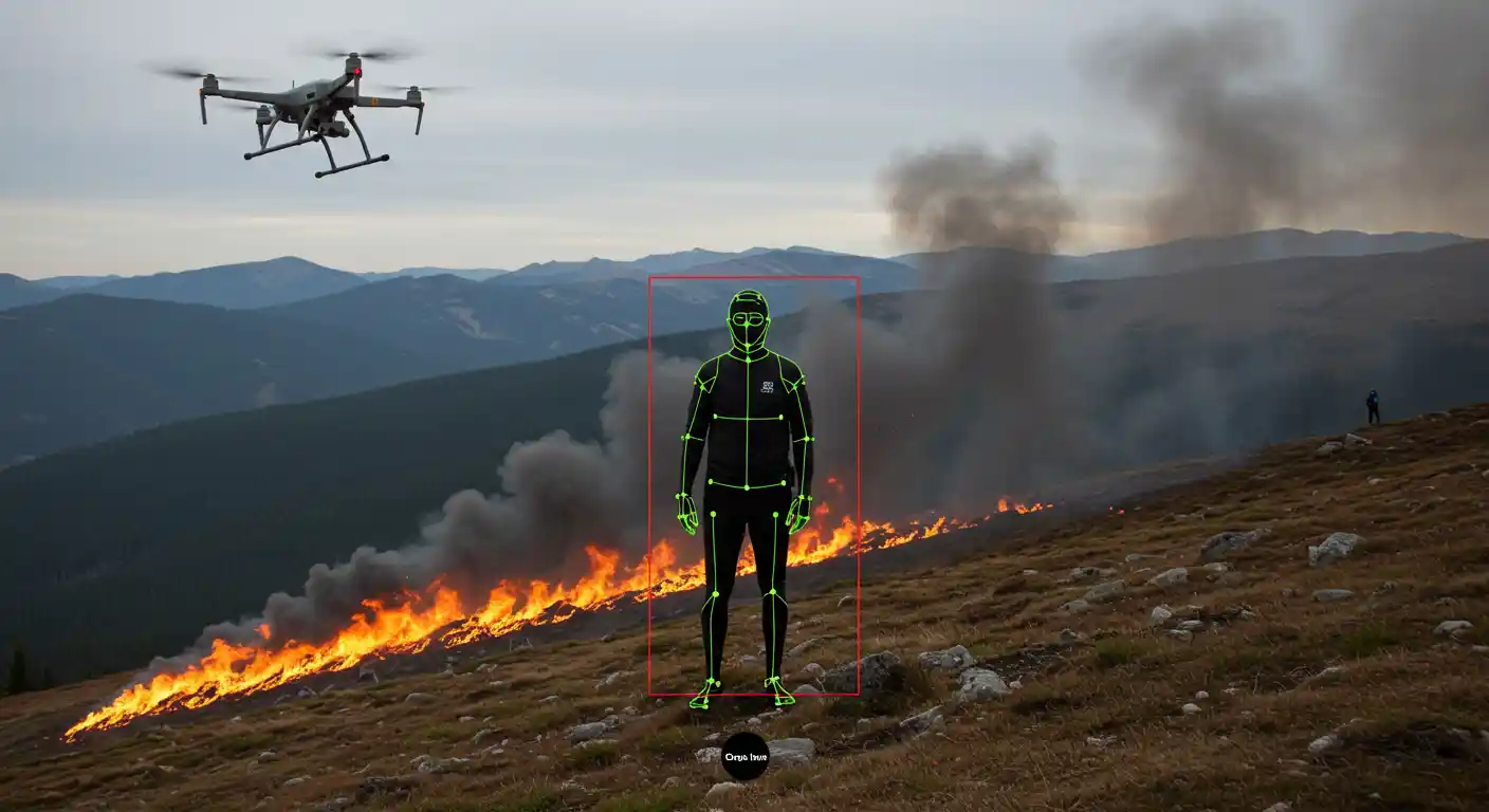 arsonist being detected by ai