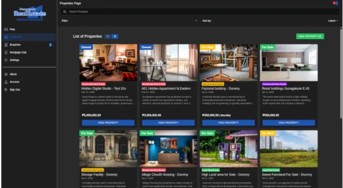 تفاصيل الوحدات السكنية - Property Details View