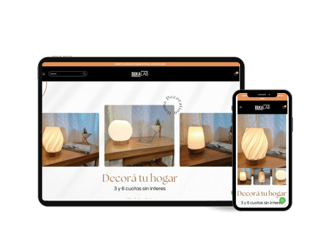 E-commerce arredamento e lampade