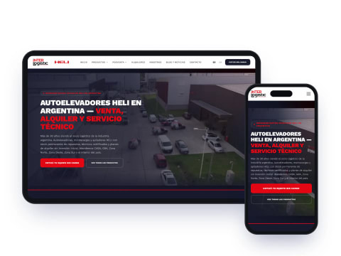 Interlogistic — Website for HELI forklifts