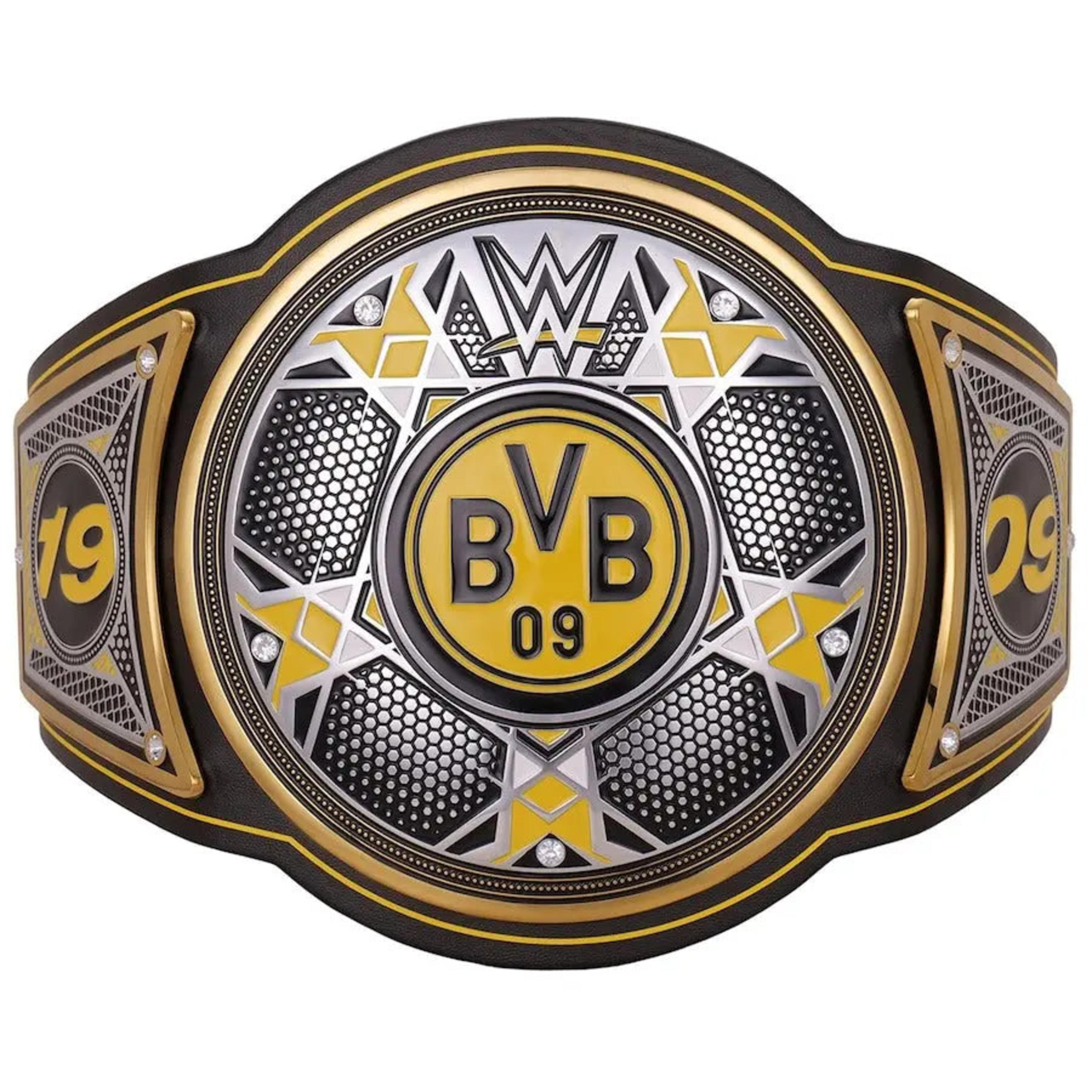 WWE x Borussia Dortmund Legacy Champion Belt - Premium Replica | Championship Belts Online – Image 1