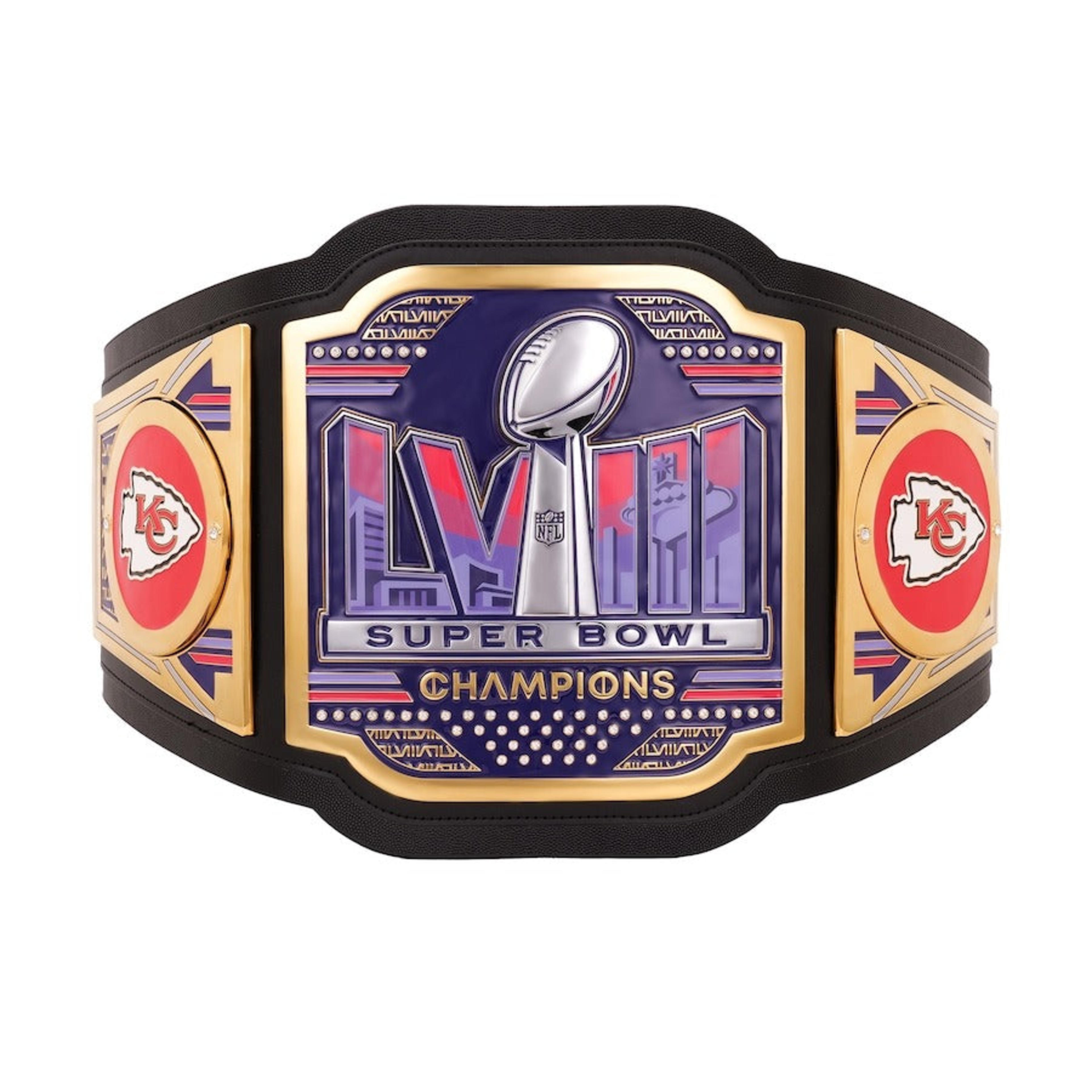 Kansas City Chiefs Super Bowl LVIII Champions WWE Legacy Title Belt – Image 1