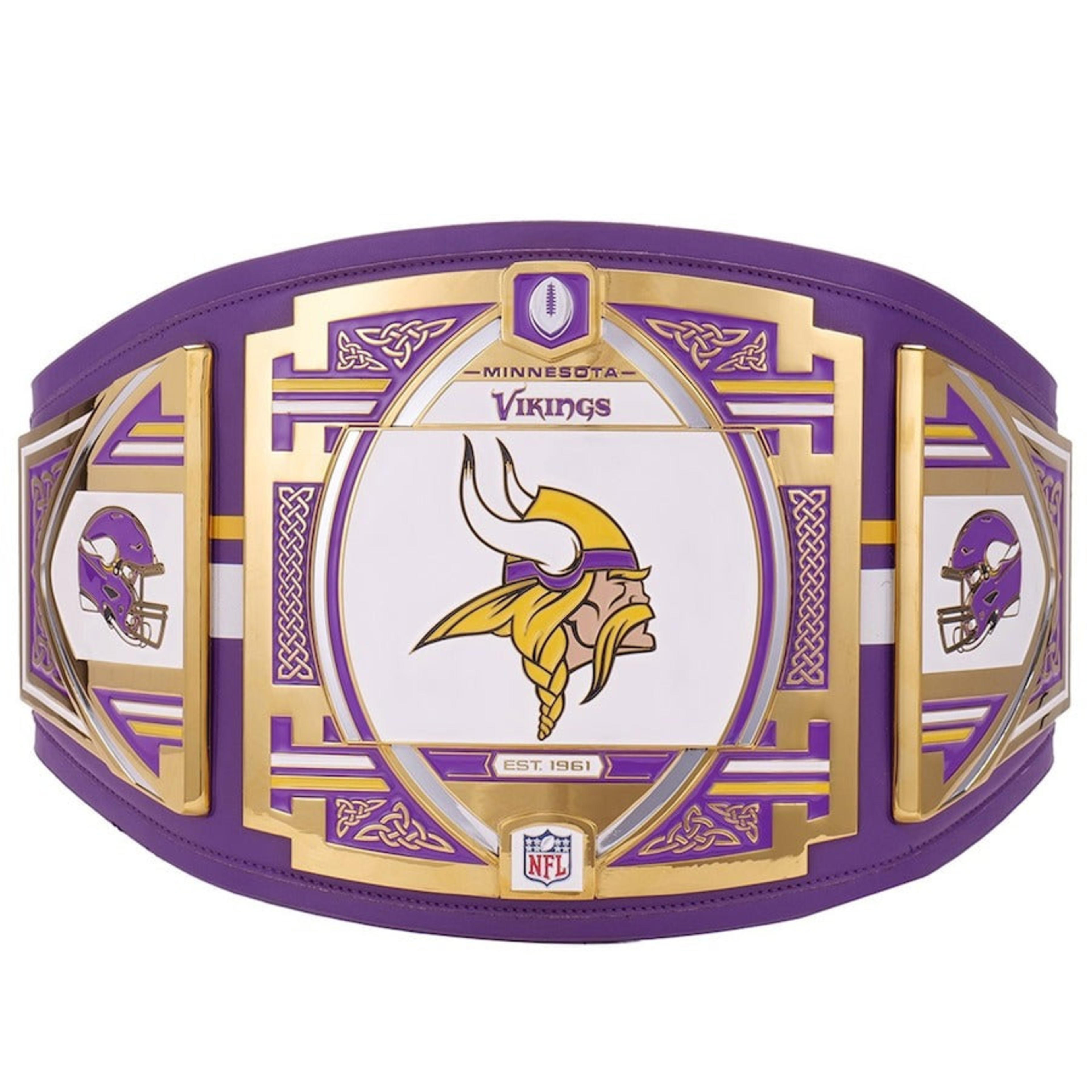 Minnesota Vikings WWE Legacy Title Belt – Image 1