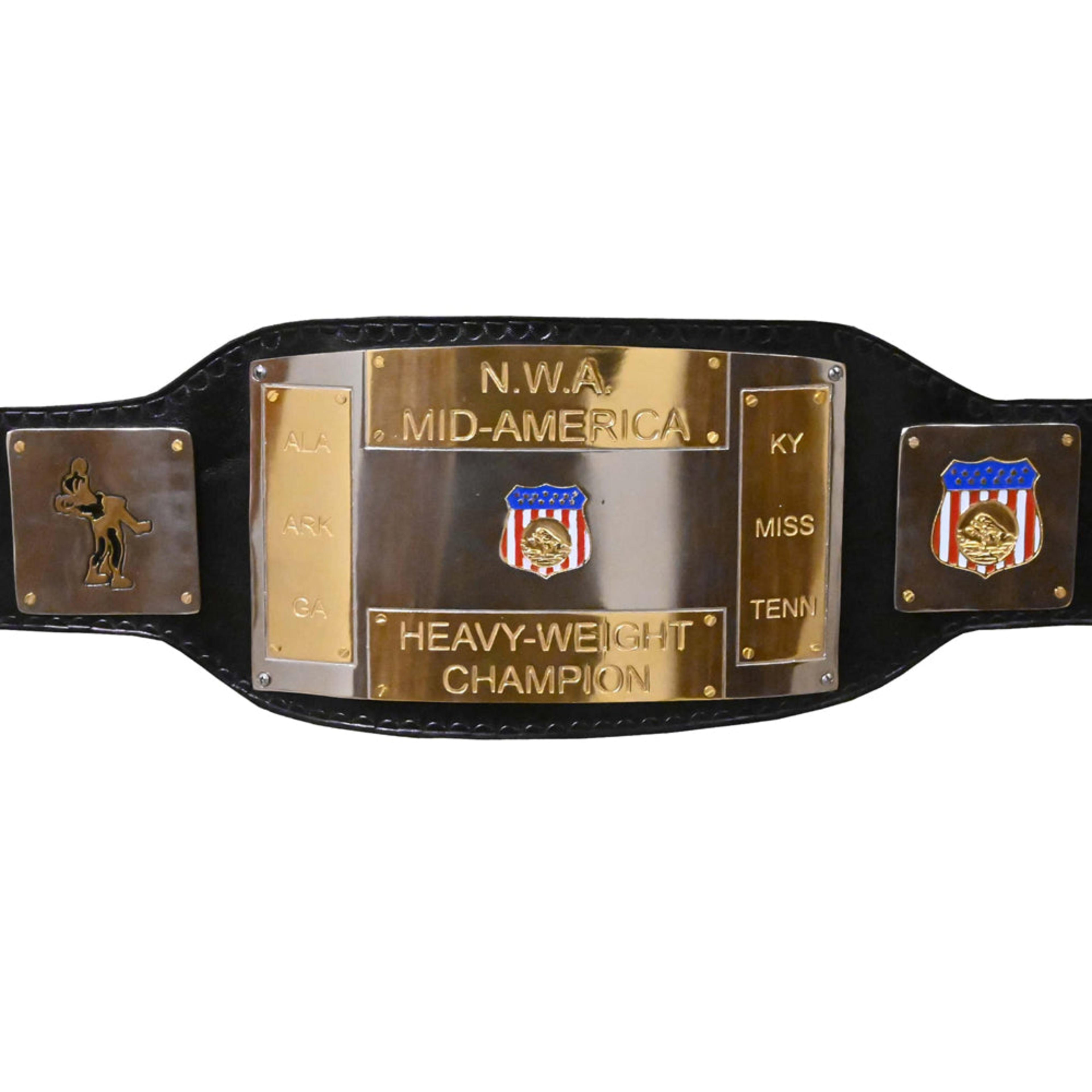 NWA Mid-America Championship Replica Belt by Championship Belts Online – Image 1