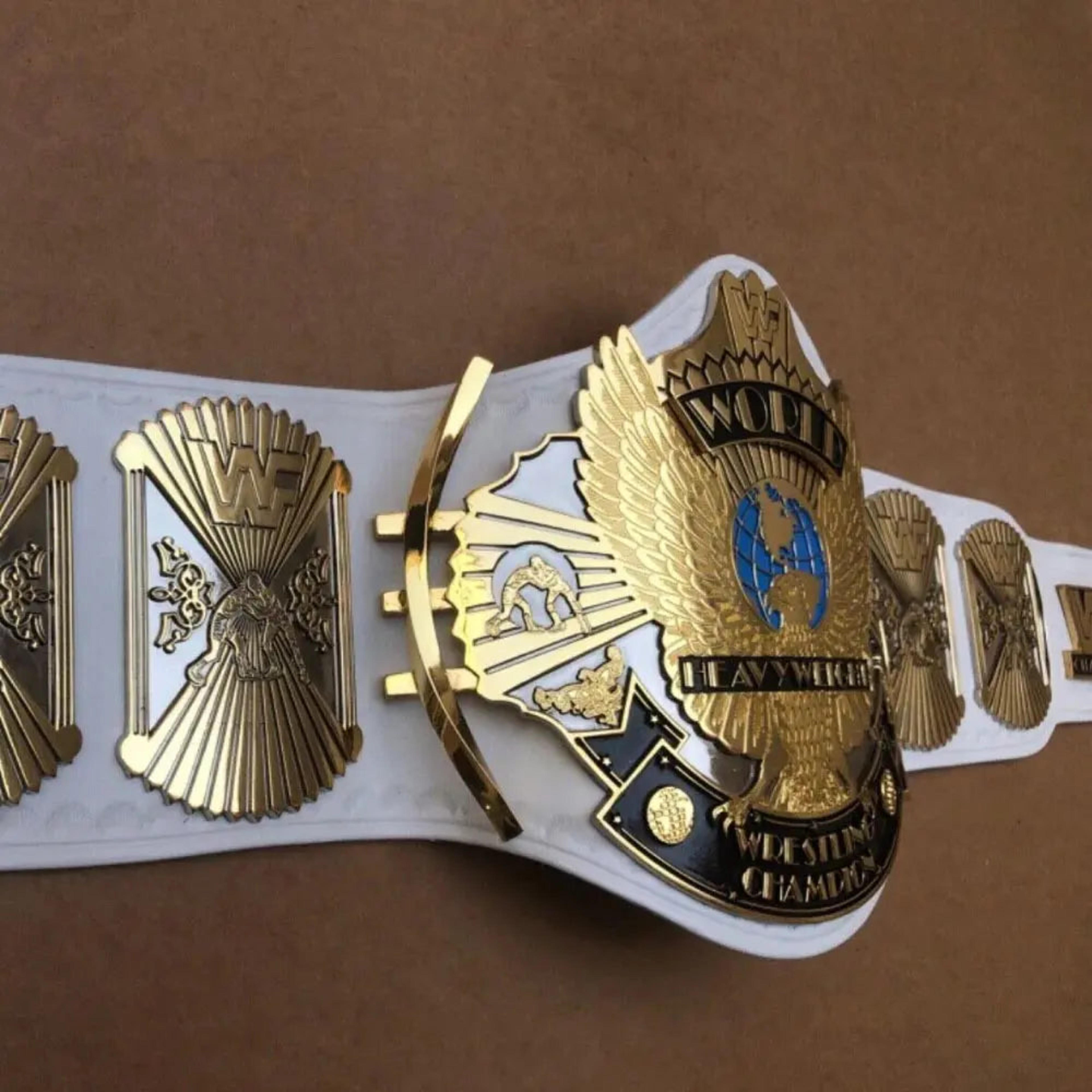 WHITE WINGED EAGLE DUAL PLATED CNC HD CHAMPIONSHIP BELT – Image 2