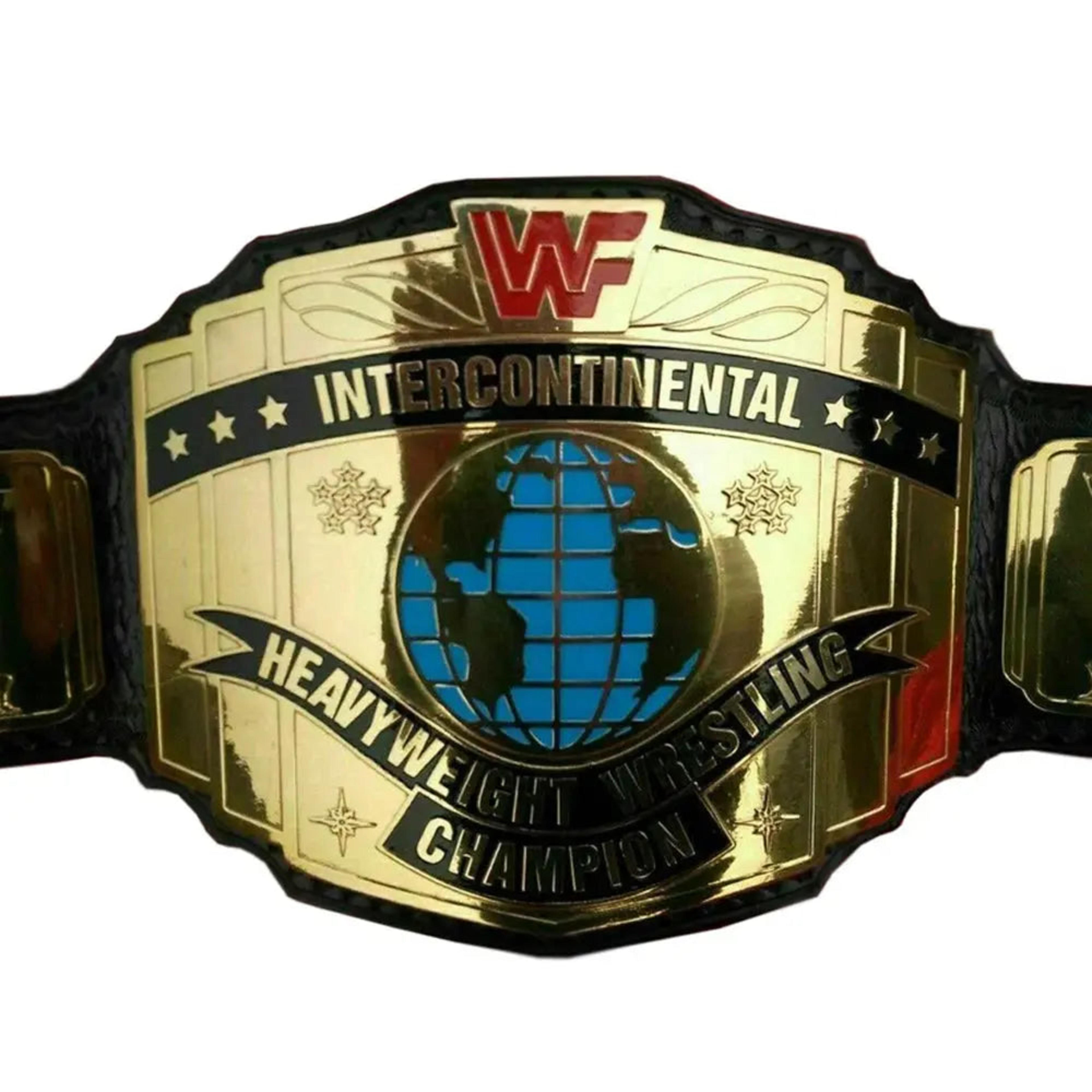 WWF World Heavyweight Championship Intercontinental Title Championship Belt – Image 2