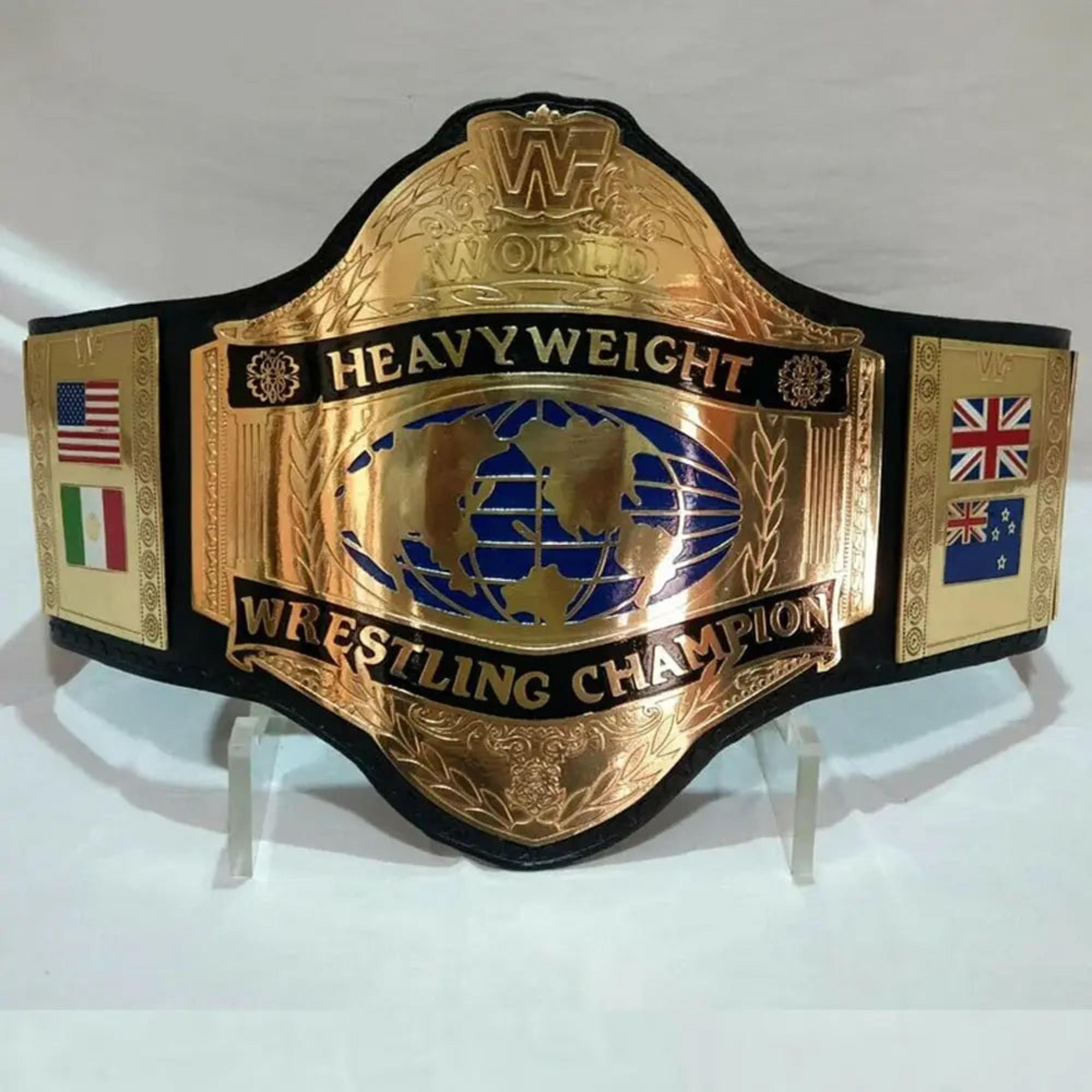 WWWF Title Hulk Hogan World Wrestling Federation Championship Belt – Image 1