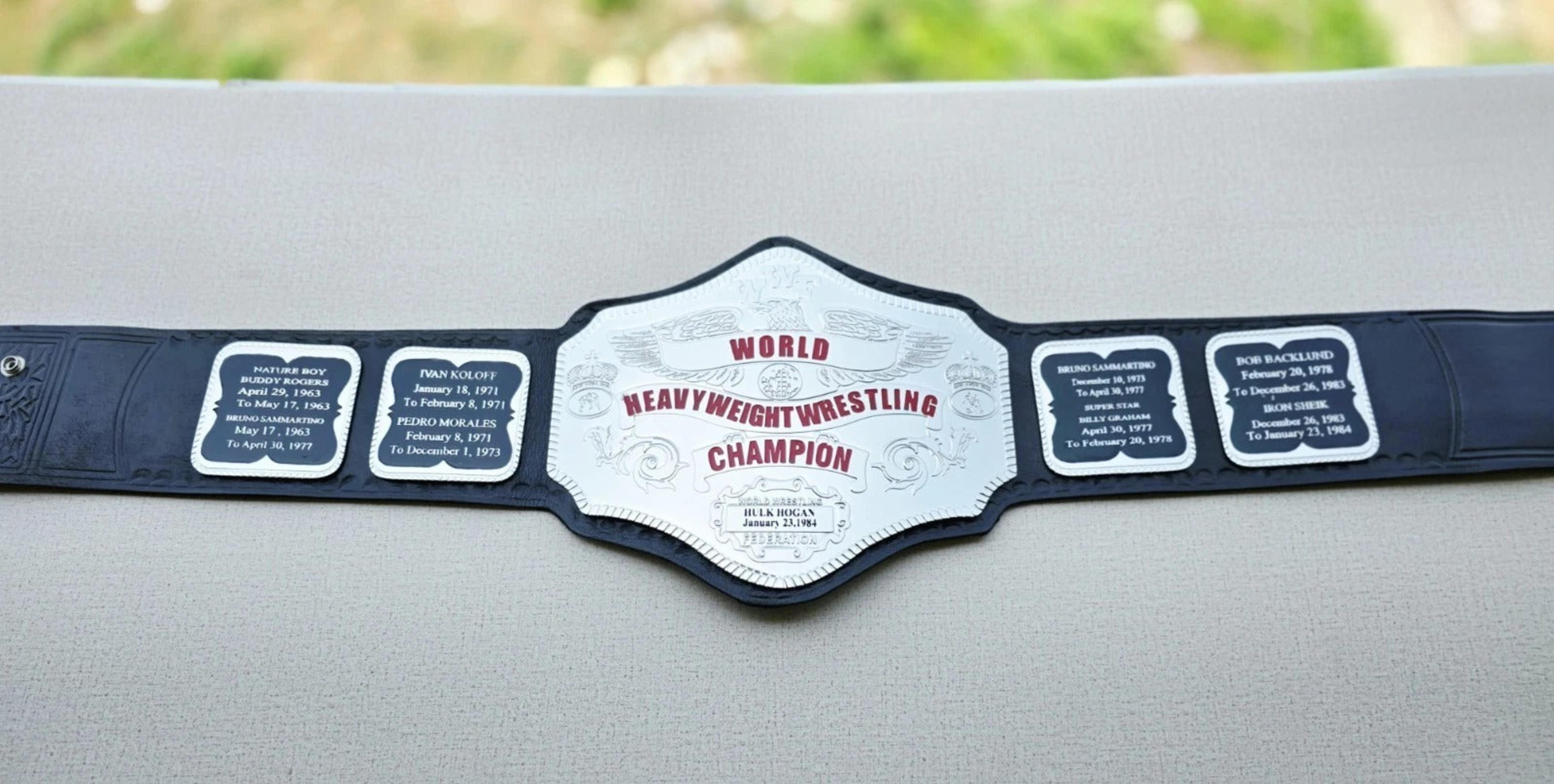 Hogan 84 Championship Belt Nickel Plated...!!! – Image 4