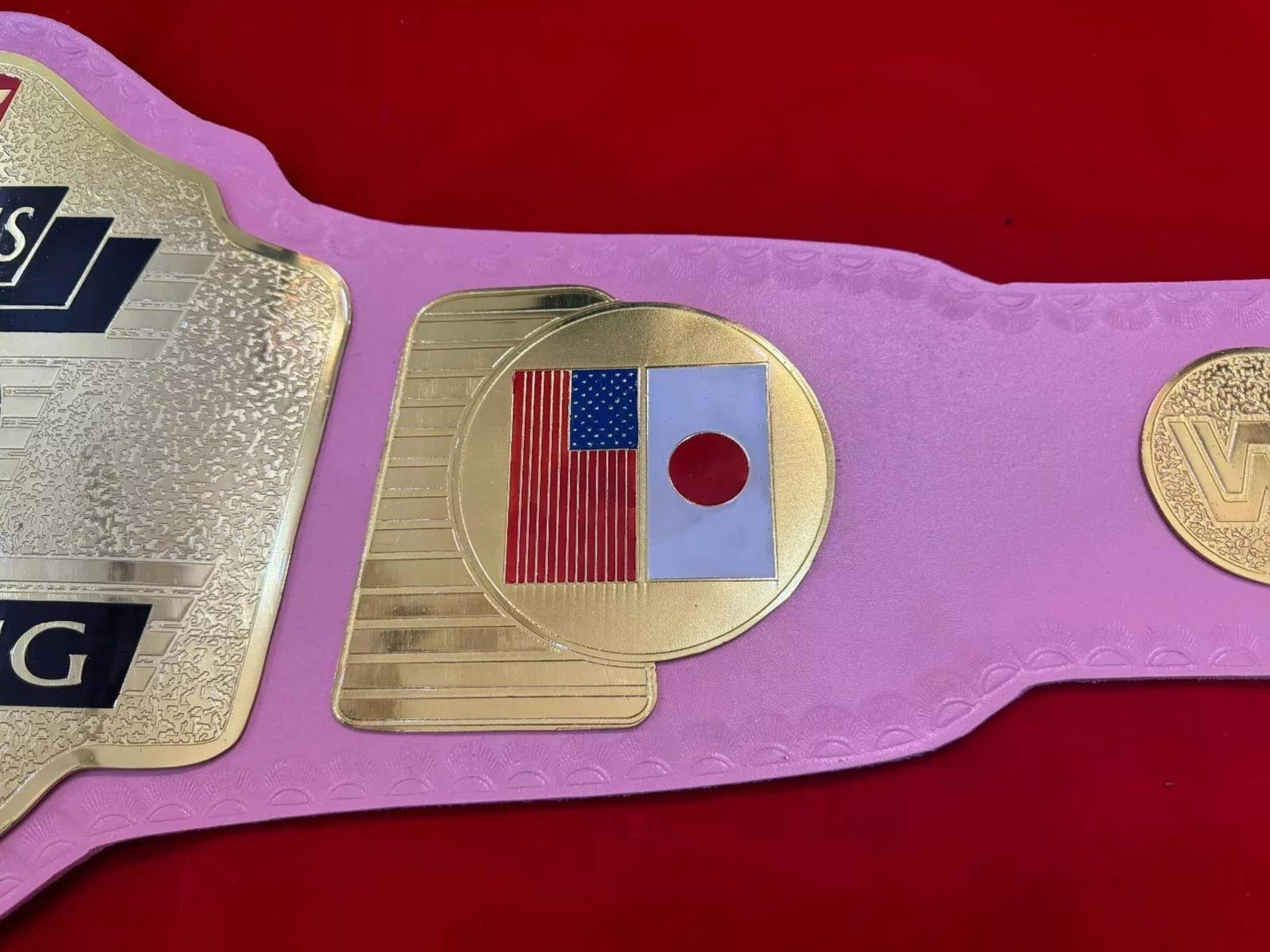 WF Women’s Wrestling Championship Replica Title Belt – Image 3