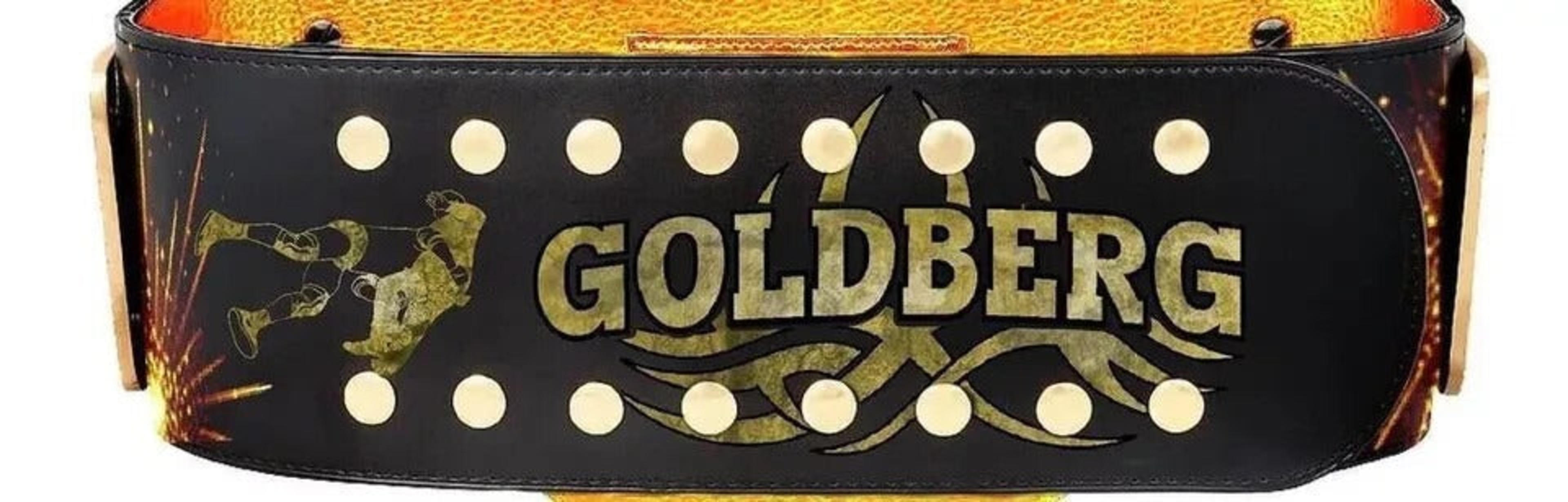 WCW Goldberg Big Gold Signature Series Heavyweight Wrestling Belt Replica – Image 3