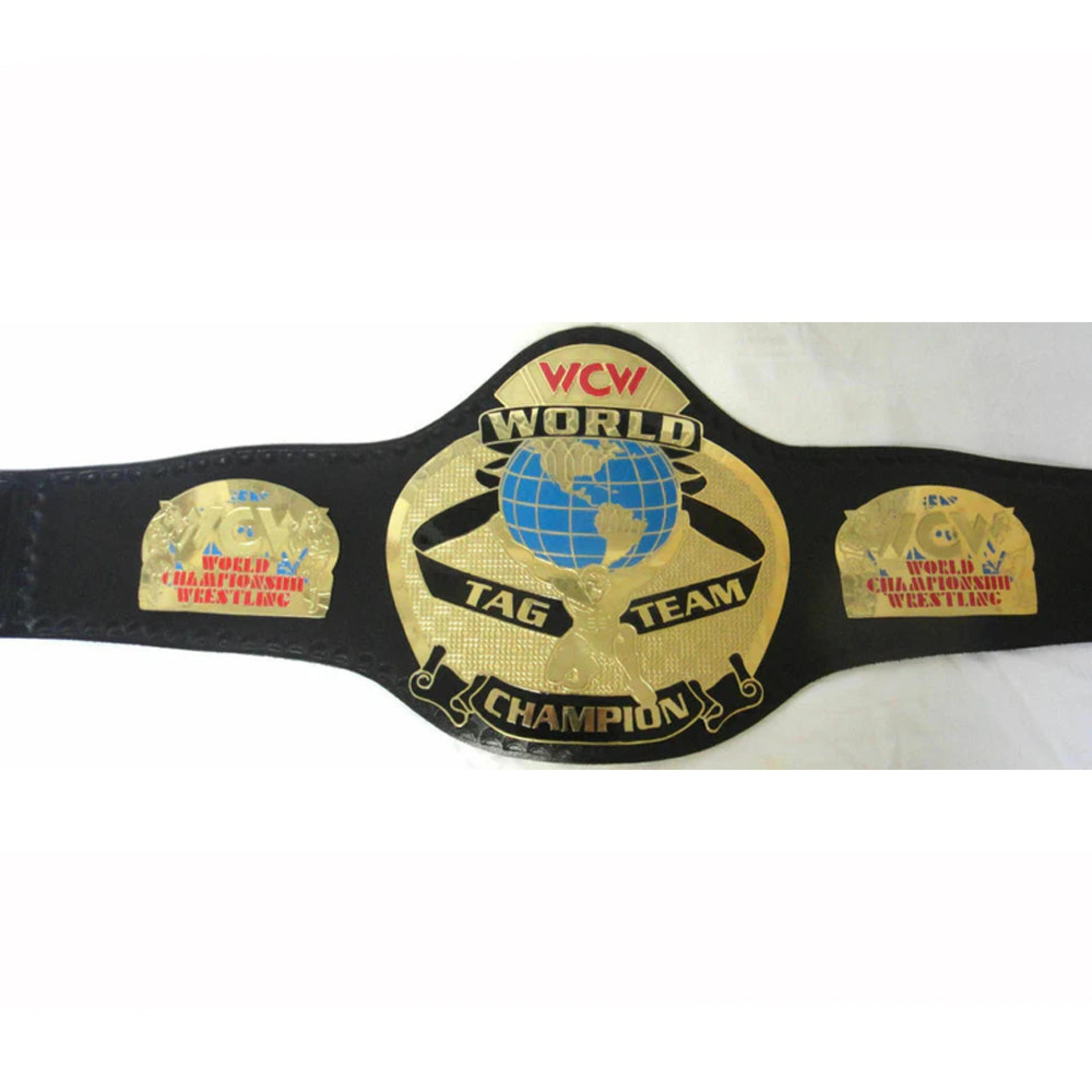 WCW Champion Belt World Tag Team World Wrestling Championship Belt – Image 2
