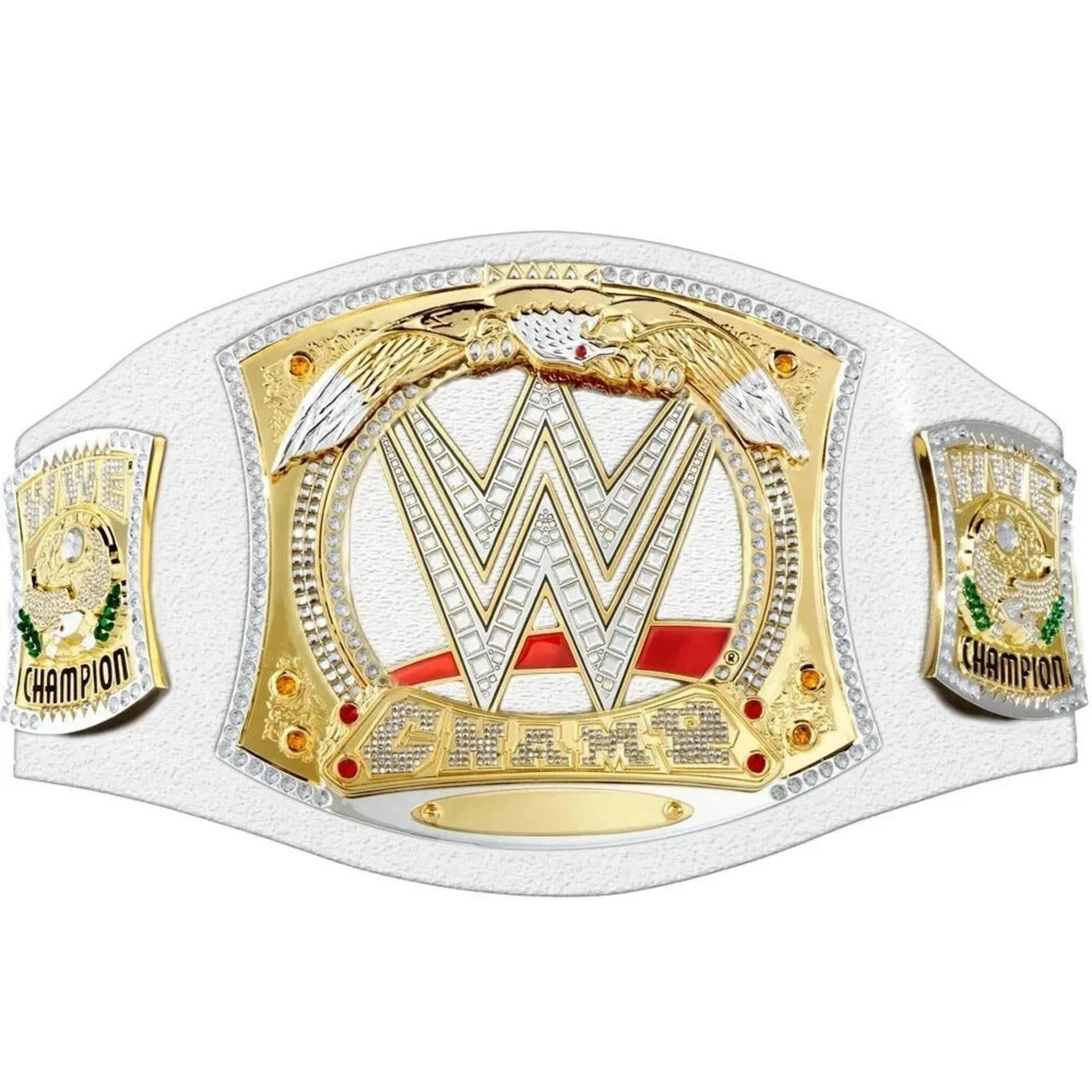 John Cena White Spinner Championship Replica Title Belt – Image 1