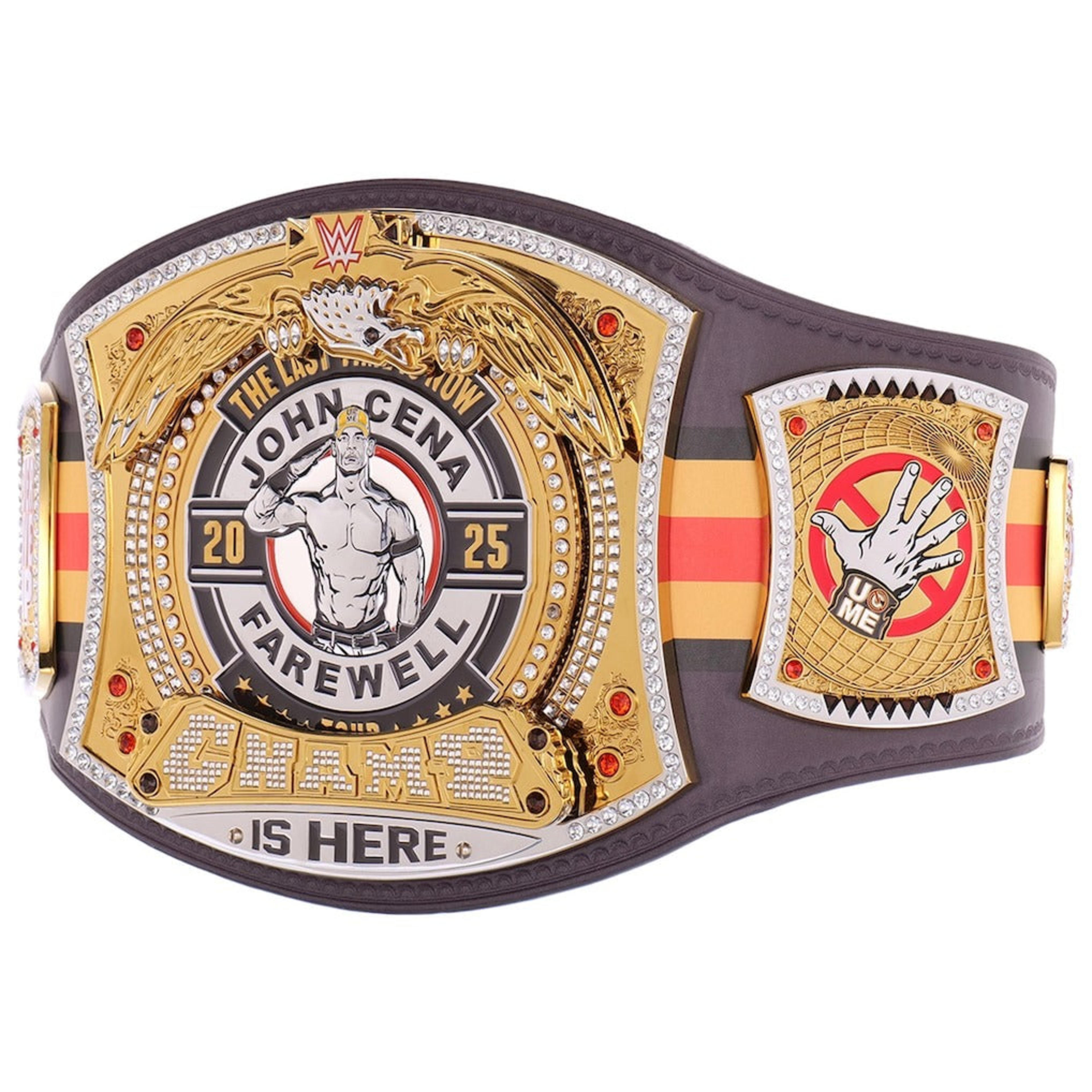 John Cena Farewell Tour 2025 San Diego Spinner Championship Replica Title Belt – Image 3