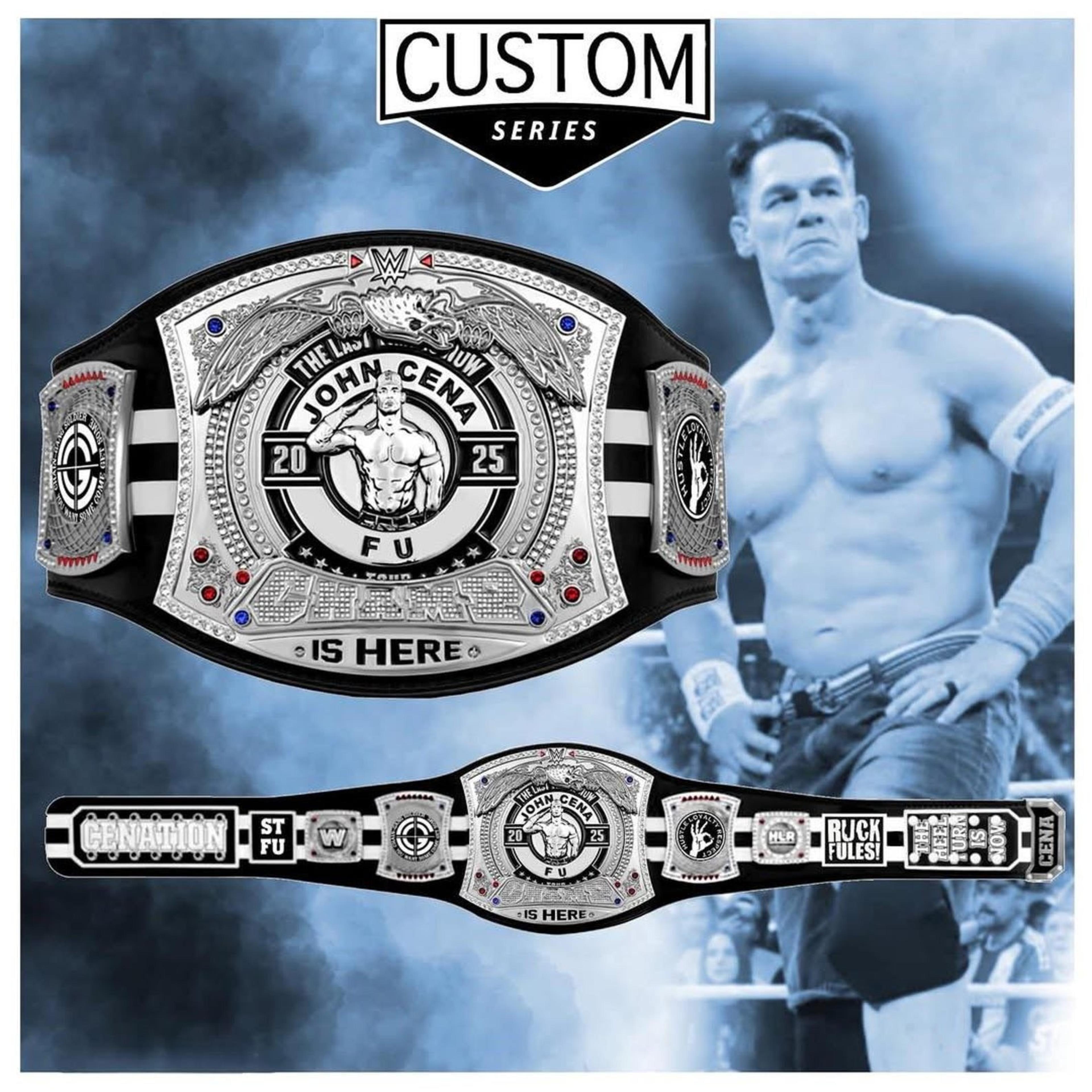 John Cena Custom Spinner Belt – Collector's – Image 3